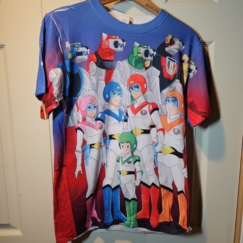 Voltron Sublimation Graphic T-Shirt - Small